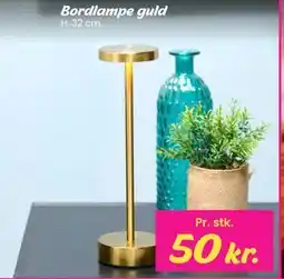 Hi five Bordlampe guld tilbud