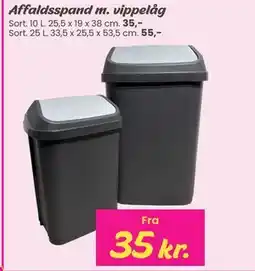 Hi five Affaldsspand m. vippelåg tilbud