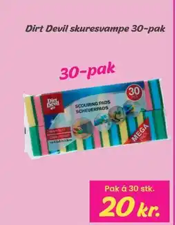 Hi five Dirt Devil skuresvampe 30-pak tilbud