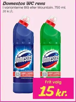 Hi five Domestos WC rens tilbud
