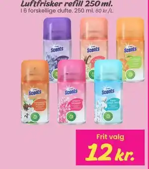 Hi five Luftfrisker refill 250 ml tilbud