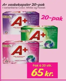 Hi five A+ vaskekapsler 20-pak tilbud