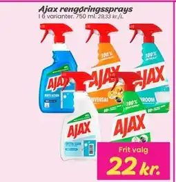 Hi five Ajax rengøringssprays tilbud