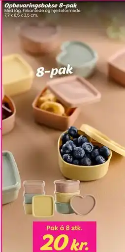 Hi five Opbevaringsbokse 8-pak tilbud