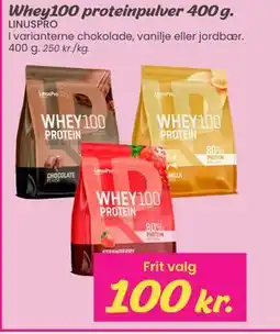 Hi five Whey100 proteinpulver 400 g tilbud