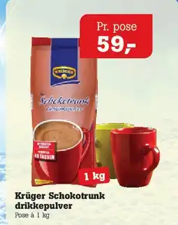 Poetzsch Padborg Krüger Schokotrunk drikkepulver tilbud