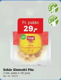 Poetzsch Padborg Schär Glutenfri Pita tilbud