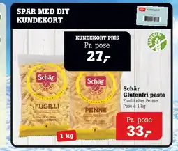 Poetzsch Padborg Schär Glutenfri pasta tilbud