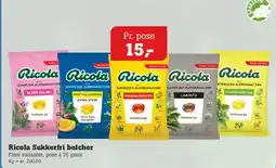 Poetzsch Padborg Ricola Sukkerfri bolcher tilbud