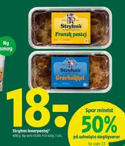 Coop 365 STRYHNS Leverpostej tilbud