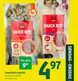 Coop 365 COOP Katte snacks tilbud