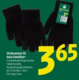 Coop 365 Strikvanter til hele familien tilbud