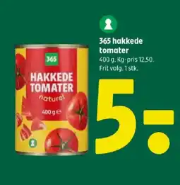 Coop 365 365 Hakkede tomater tilbud