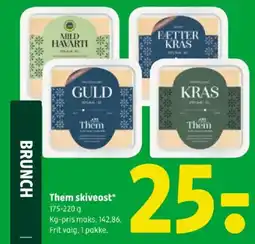 Coop 365 Them skiveost tilbud