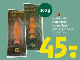 Coop 365 Røget eller gravad laks tilbud