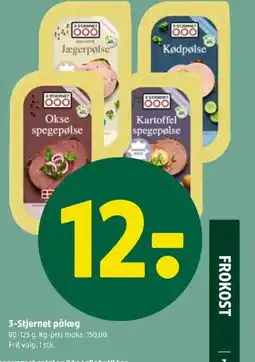 Coop 365 3-Stjernet pålæg tilbud