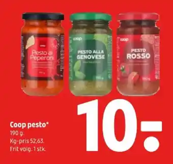 Coop 365 COOP Pesto tilbud