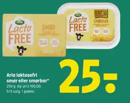 Coop 365 ARLA Laktosefri smør eller smørbar tilbud
