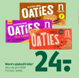 Coop 365 NIARN'S Glutenfri kiks tilbud