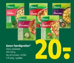 Coop 365 KNORR Færdigretter tilbud