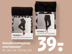 Coop 365 Dametermoleggings med mønster tilbud