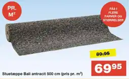 Bauhaus Stuetæppe bali antracit tilbud