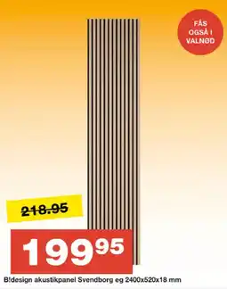 Bauhaus B!design akustikpanel svendborg tilbud