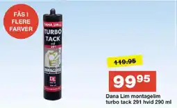 Bauhaus DANA LIM Montagelim turbo tack 291 hvid tilbud