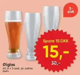 BigDollar Ølglas tilbud