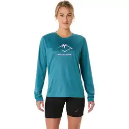 Sport 24 ASICS Fujitrail Logo Langærmet Løbe T-shirt Dame tilbud