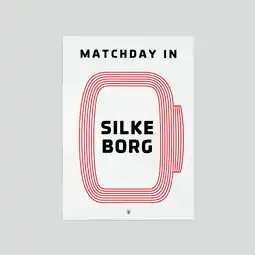 Sport 24 Silkeborg IF Plakat Stadion 50x70 cm tilbud