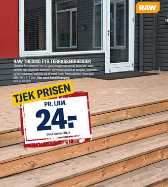 Stark Raw Thermo Fyr Terrassebrædder tilbud