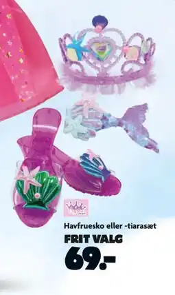 Fætter BR Havfruesko eller -tiarasæt tilbud