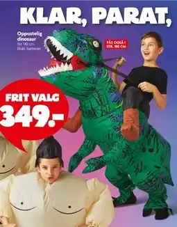 Fætter BR Oppustelig dinosaur tilbud
