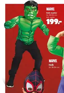 Fætter BR Hulk muskler tilbud