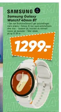 Bilka Samsung Galaxy Watch7 40mm BT tilbud