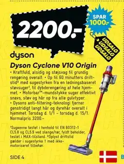 Bilka Dyson Cyclone V10 Origin tilbud
