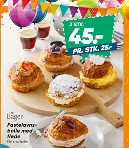 Bilka Fastelavnsbolle med fløde tilbud