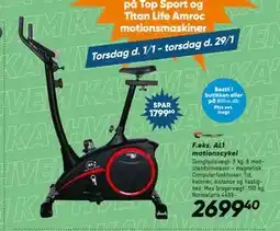 Bilka AL1 motionscykel tilbud