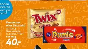 Dumle box eller Twix mini