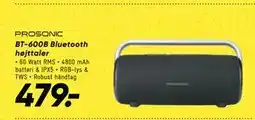 Bilka BT-600B Bluetooth højttaler tilbud