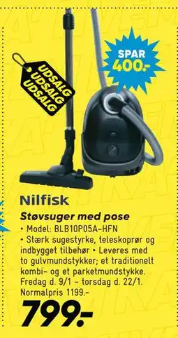 Bilka Støvsuger med pose tilbud