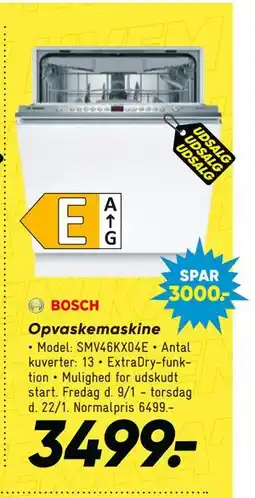 Bilka Opvaskemaskine tilbud