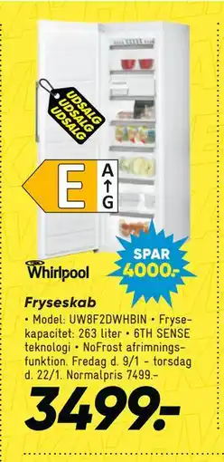 Bilka Fryseskab tilbud