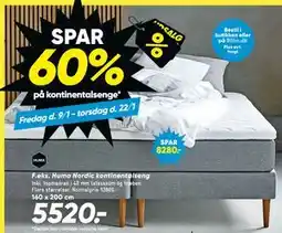 Bilka Huma Nordic kontinentalseng tilbud