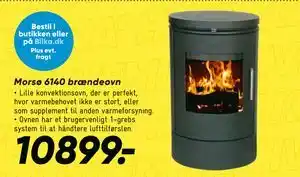 Bilka Morsø 6140 brændeovn tilbud