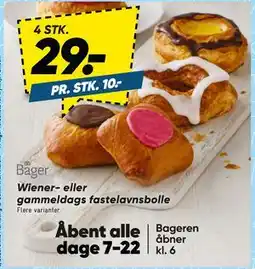 Bilka Wiener- eller gammeldags fastelavnsbolle tilbud