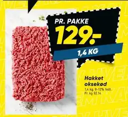 Bilka Hakket oksekød tilbud