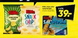 Bilka KiMs chips eller saltstænger tilbud