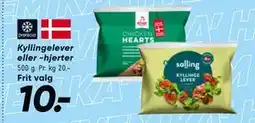 Bilka Kyllingelever eller -hjerter tilbud